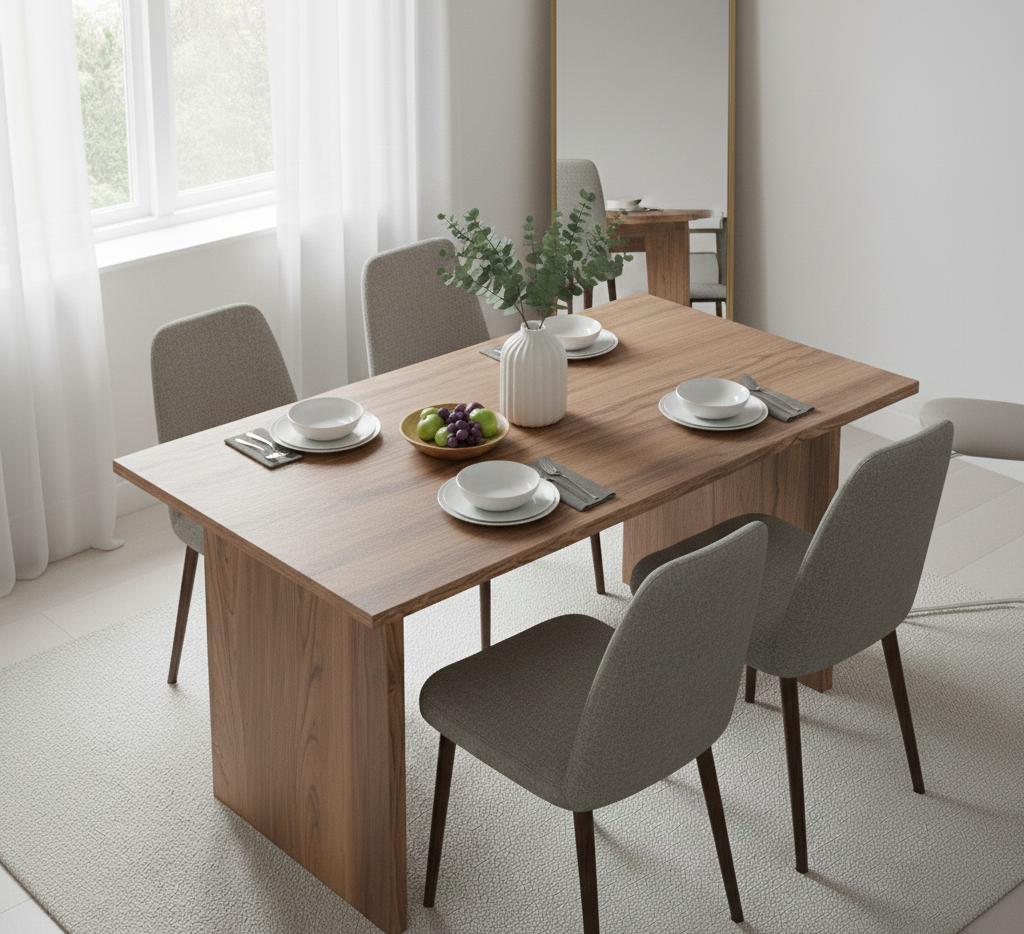 Massivt Matbord i Gran (4 personer)