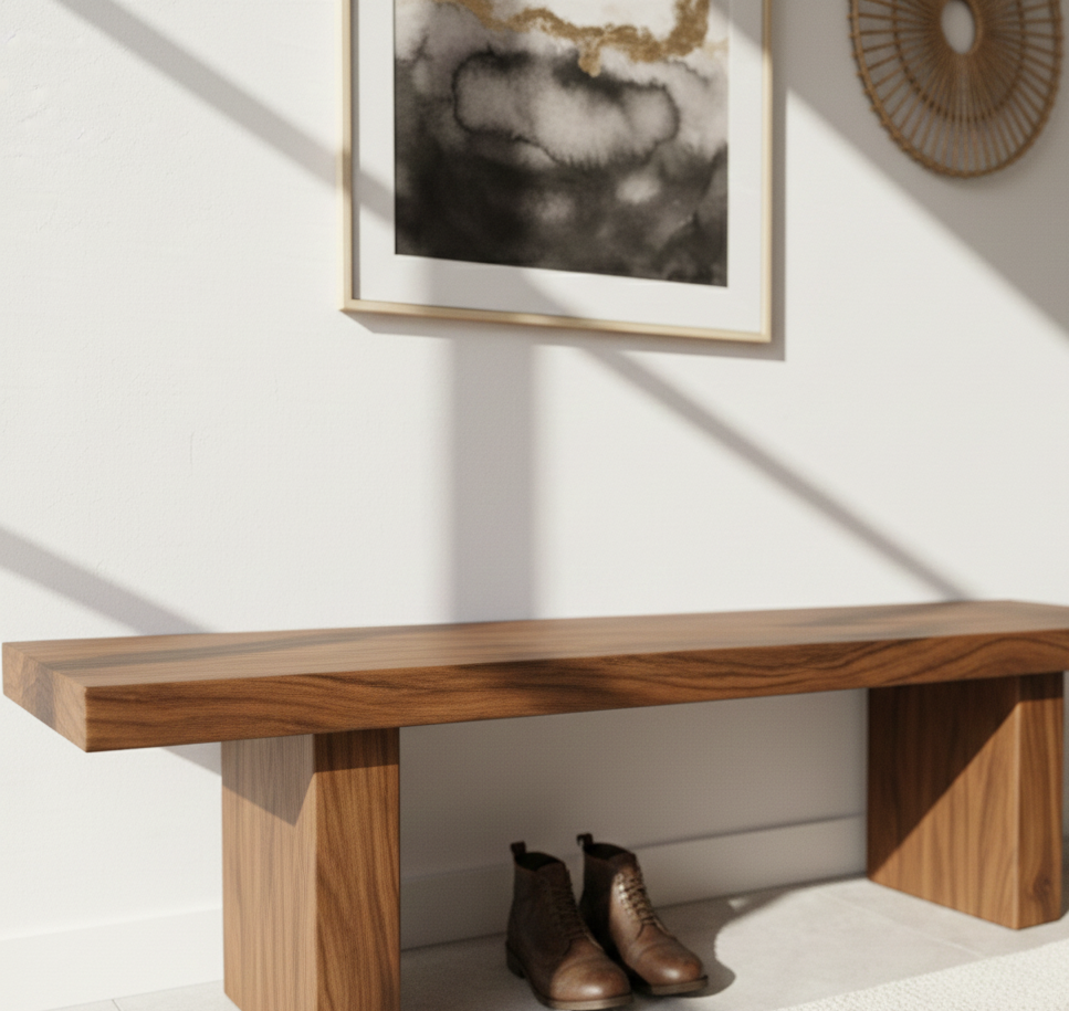 Hallmöbel med Plankben