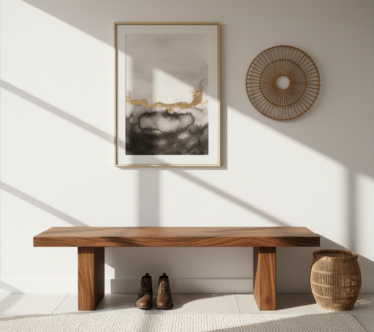 Hallmöbel med Plankben