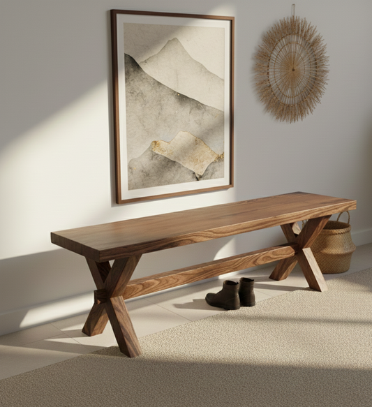 Hallmöbel med Kryssben