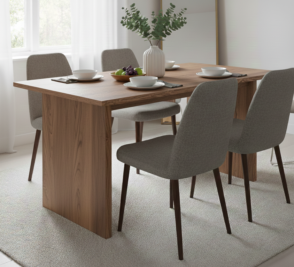 Massivt Matbord i Gran (4 personer)